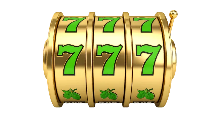بكرات WinWin الذهبية تدور، مع أرقام 7 خضراء لامعة تجلب الحظ